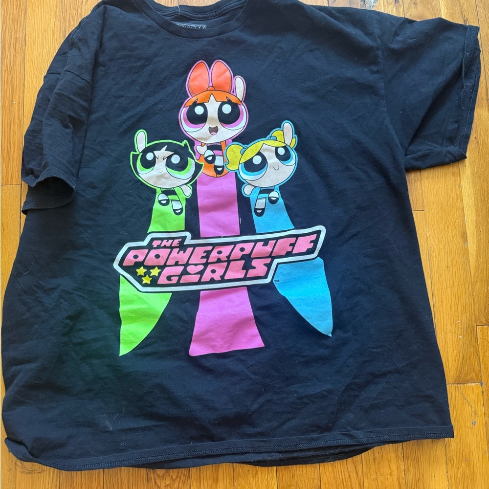 Powerpuff Girls Black Kids T-Shirt